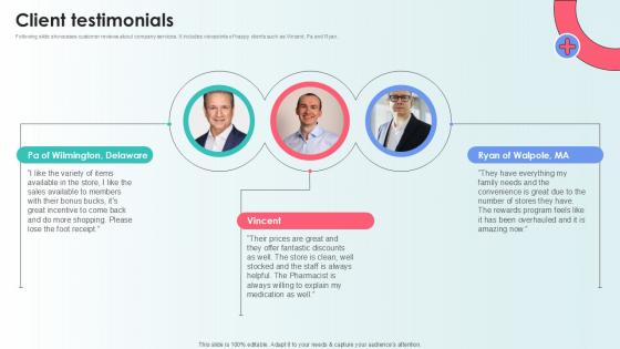 Client Testimonials Capital Raising Pitch Deck For Health Care Services Ppt Example Client Testimonials Capital Raising Pitch Deck For Health Care Services Ppt Example