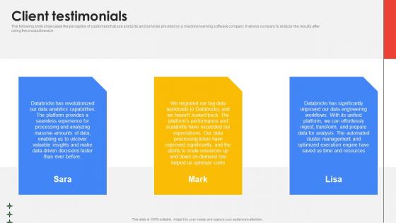 Client Testimonials Cloud Platform Provider Investor Funding Elevator Guidelines Pdf Client Testimonials Cloud Platform Provider Investor Funding Elevator Guidelines Pdf