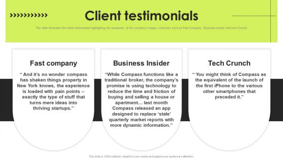 Client Testimonials Real Estate Investment Funding Elevator Clipart PDF Client Testimonials Real Estate Investment Funding Elevator Clipart PDF