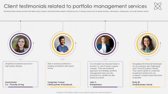 Client Testimonials Related To Portfolio Management Services Investment Fund PPT Example Client Testimonials Related To Portfolio Management Services Investment Fund PPT Example