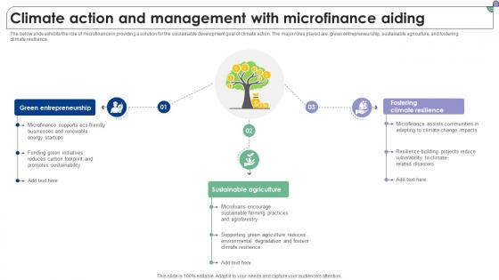 Climate Action And Management With Microfinance Aiding Complete Guide To Microfinance Fin SS V