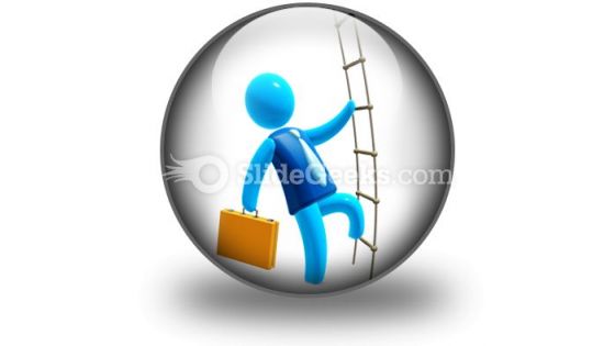 Climbing To Success Ppt Icon For Ppt Templates And Slides C