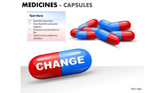 Clinic Medical Capsules PowerPoint Slides And Ppt Diagram Templates