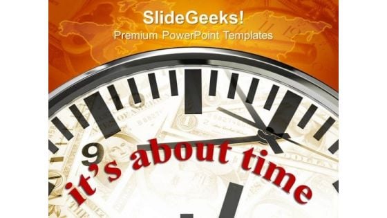 Clock About Time Planning PowerPoint Templates And PowerPoint Themes 0912