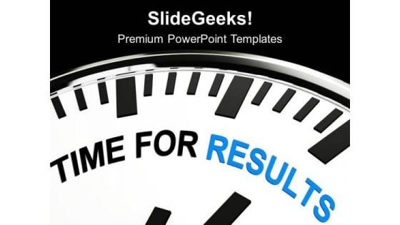Clock With Words Time For Results PowerPoint Templates Ppt Backgrounds For Slides 0313 Clock With Words Time For Results PowerPoint Templates Ppt Backgrounds For Slides 0313