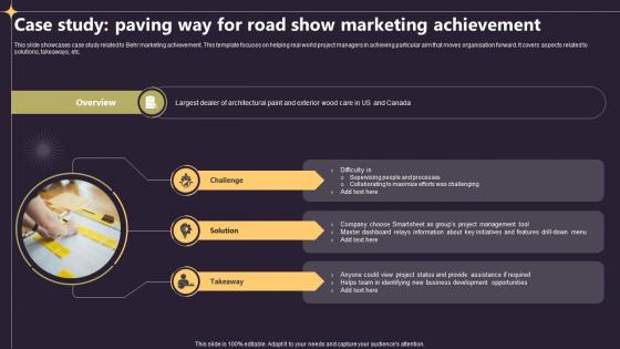 Closing A Project By Fulfilling Case Study Paving Way For Road Show Marketing Achievement PM SS V Closing A Project By Fulfilling Case Study Paving Way For Road Show Marketing Achievement PM SS V