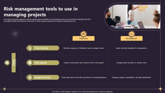 Closing A Project By Fulfilling Risk Management Tools To Use In Managing Projects PM SS V