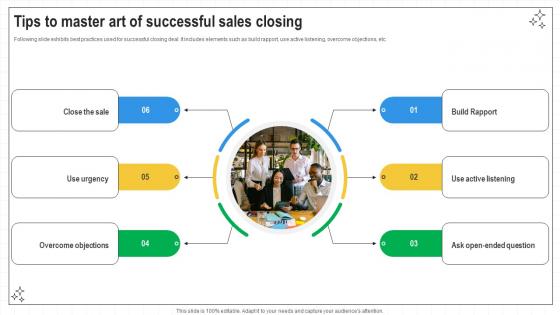 Closing Techniques To Seal Tips To Master Art Of Successful Sales Closing SA SS V