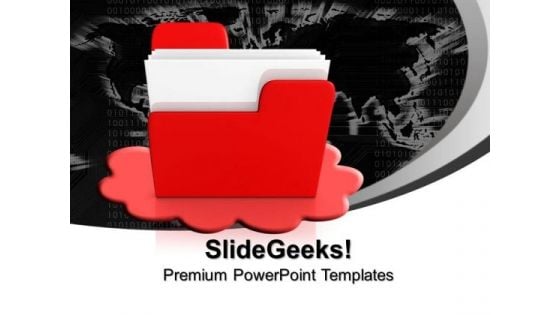 Cloud Computing Abstract PowerPoint Templates And PowerPoint Themes 0912