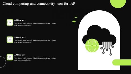 Cloud Computing And Connectivity Icon For IAP Microsoft Pdf