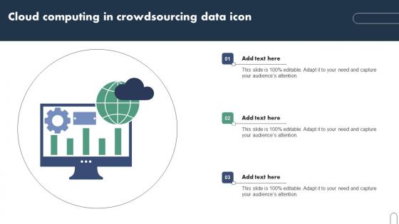 Cloud Computing In Crowdsourcing Data Icon Introduction Pdf