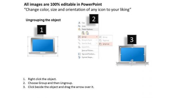 Cloud Computing With Multiple Icons For Computer Presentation Template