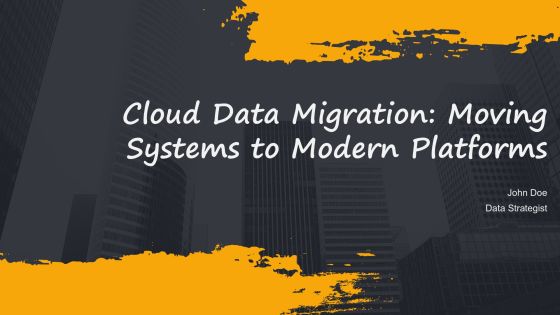 Cloud Data Migration Moving Systems To Modern Platforms PPT Powerpoint AT