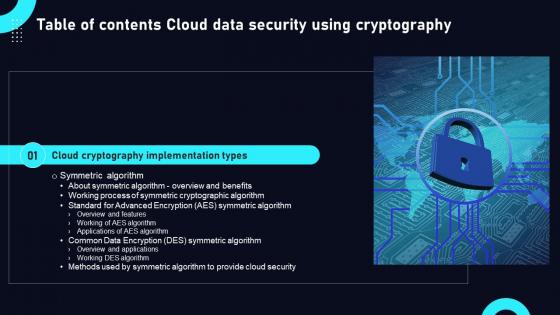 Cloud Data Security Using Cryptography Table Of Contents Inspiration Pdf