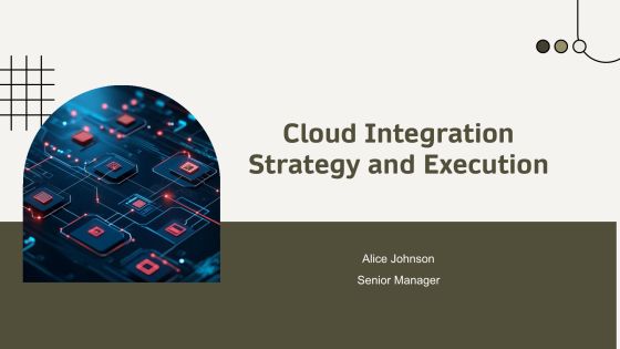 Cloud Integration Strategy And Execution PPT Mockup AT