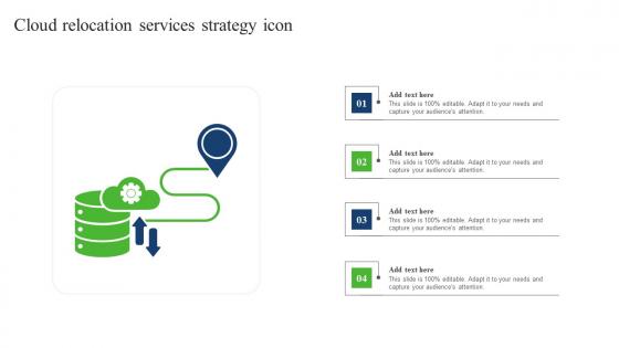 Cloud Relocation Services Strategy Icon Topics Pdf