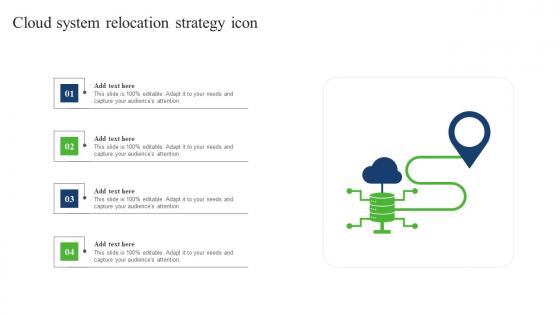 Cloud System Relocation Strategy Icon Mockup Pdf