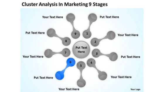 Cluster Analysis In Marketing 9 Stages How To Business Plans PowerPoint Slides