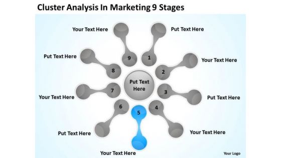 Cluster Analysis In Marketing 9 Stages Ppt Business Plan Format PowerPoint Templates