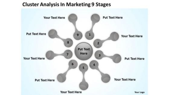 Cluster Analysis In Marketing 9 Stages Start Up Business Plan Example PowerPoint Templates