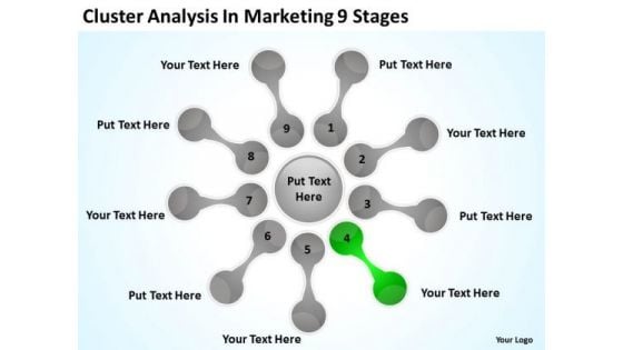 Cluster Analysis In Marketing 9 Stages Who Writes Business Plans PowerPoint Slides