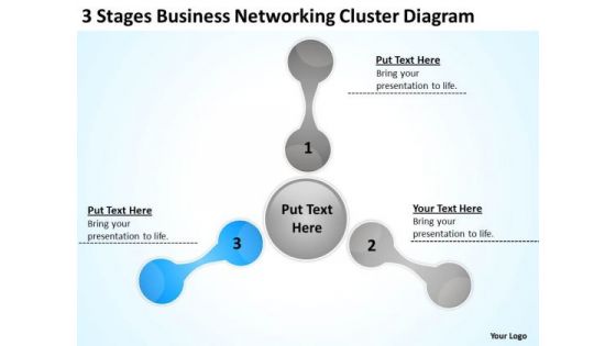 Cluster Diagram Ppt How To Write Business Plan For Small PowerPoint Templates