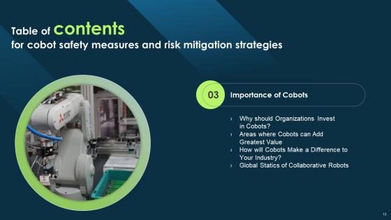 Cobot Safety Measures And Risk Mitigation Strategies Ppt Powerpoint Presentation Complete Deck With Slides