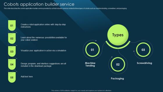 Cobots Application Builder Service Cobot Safety Measures And Risk Diagrams PDF Cobots Application Builder Service Cobot Safety Measures And Risk Diagrams PDF