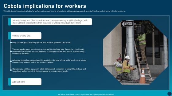 Cobots Implications For Workers Transforming Industries With Collaborative Robotics Graphics Pdf
