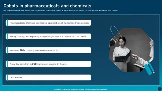 Cobots In Pharmaceuticals Chemicals Transforming Industries With Collaborative Robotics Formats Pdf