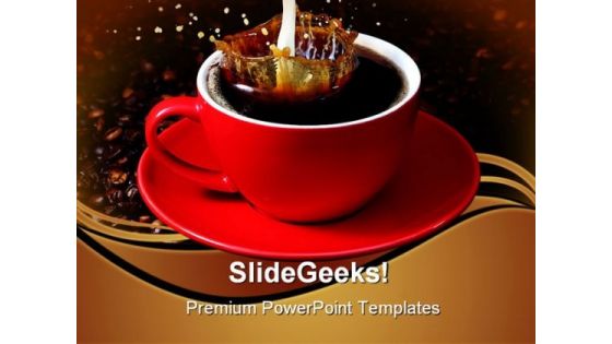 Coffee Food PowerPoint Themes And PowerPoint Slides 0511