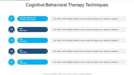 Cognitive Behavioral Therapy Techniques In Powerpoint And Google Slides Cpb Cognitive Behavioral Therapy Techniques In Powerpoint And Google Slides Cpb