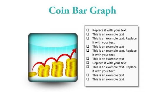 Coin Graph Finance PowerPoint Presentation Slides S