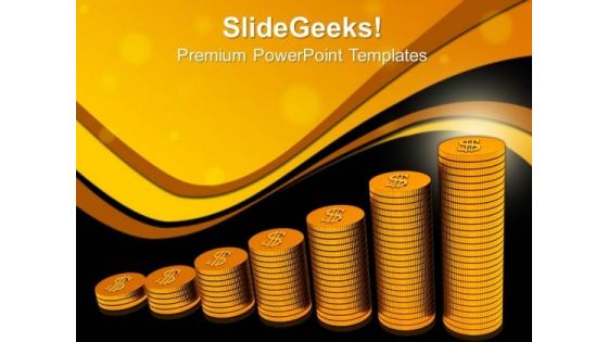 Coins Growth Finance PowerPoint Templates And PowerPoint Themes 0812