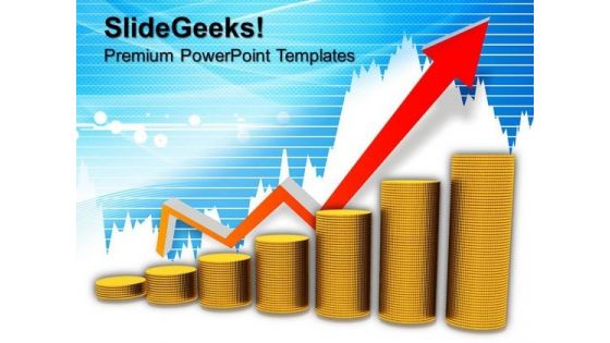 Coins Growth Money PowerPoint Templates And PowerPoint Themes 0912