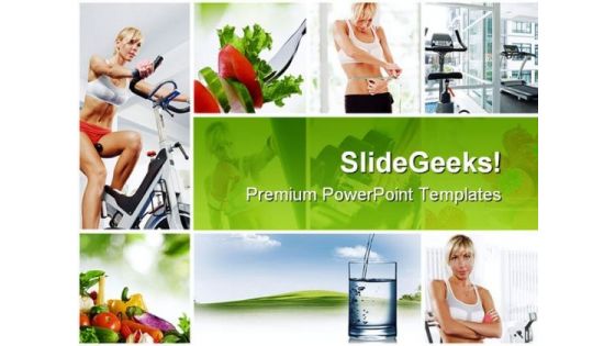 Collage Health PowerPoint Themes And PowerPoint Slides 0511