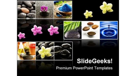 Collage Of Spa Beauty PowerPoint Templates And PowerPoint Backgrounds 0311