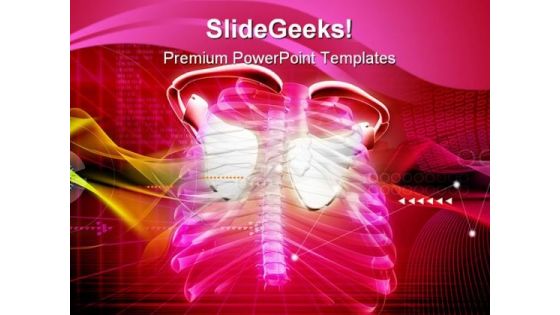 Collar Bone Medical PowerPoint Backgrounds And Templates 0111