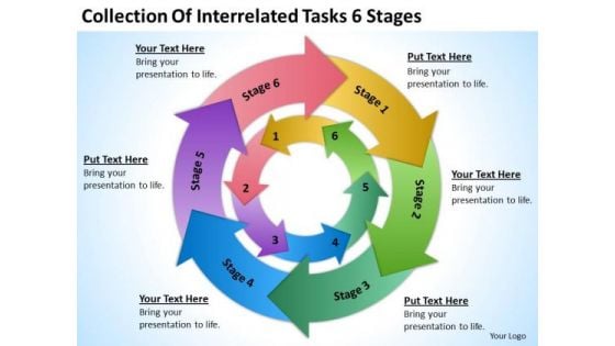 Collection Of Interrelated Business Plan PowerPoint Templates