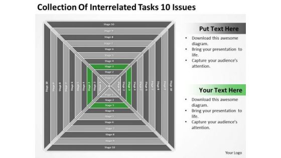 Collection Of Interrelated Tasks 10 Issues Ppt Business Plan PowerPoint Slide