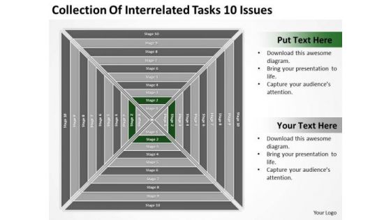 Collection Of Interrelated Tasks 10 Issues Ppt Business Plan PowerPoint Slides