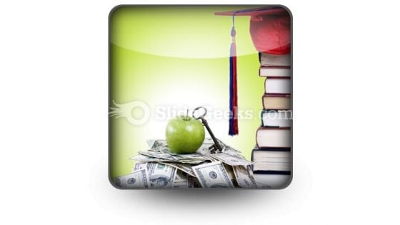 College Money PowerPoint Icon S