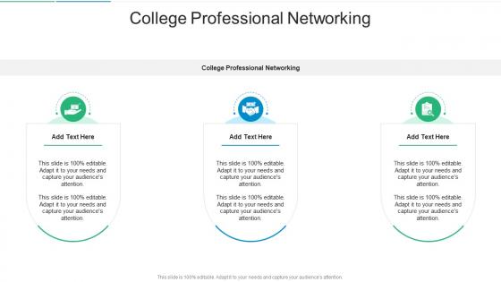 College Professional Networking In Powerpoint And Google Slides Cpb