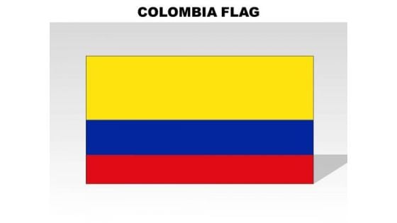 Colombia Country PowerPoint Flags