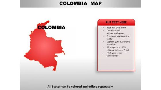 Colomiba PowerPoint Maps