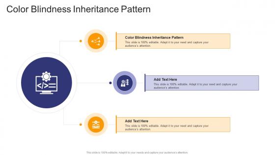 Color Blindness Inheritance Pattern In Powerpoint And Google Slides Cpb