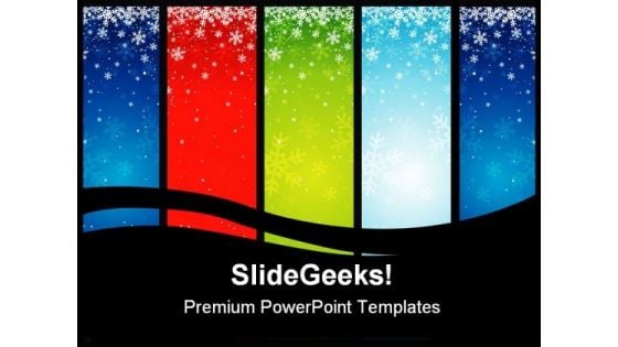 Color Christmas Background PowerPoint Templates And PowerPoint Backgrounds 0611