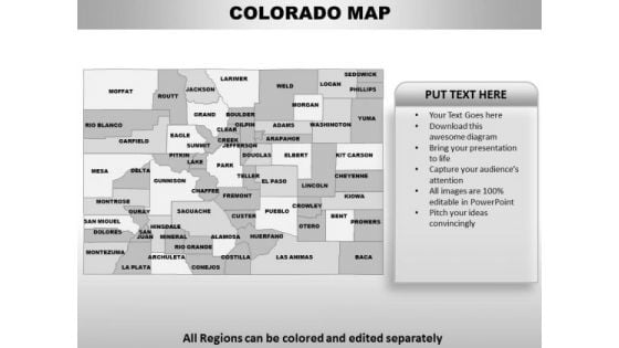 Colorado PowerPoint Maps