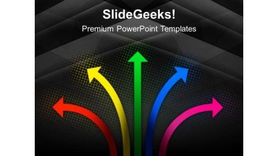 Colored Arrow Success PowerPoint Templates And PowerPoint Themes 0512