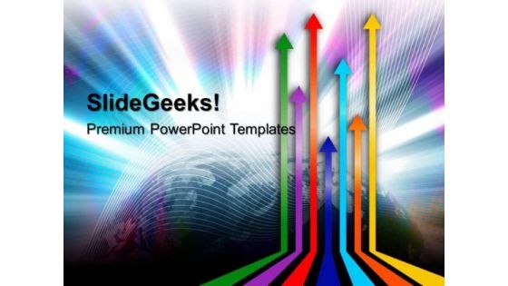 Colored Arrows Abstract PowerPoint Templates And PowerPoint Themes 0312